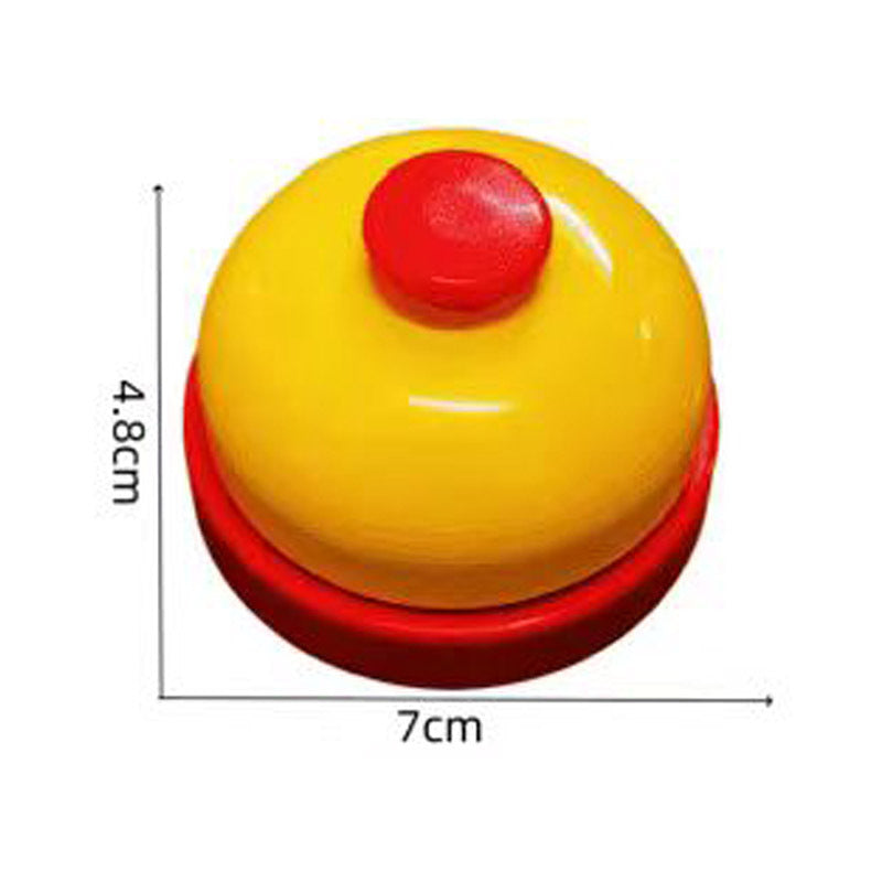 Press Bell Singular Great for Kids Play Or in reception Desk (RED AND BLACK)