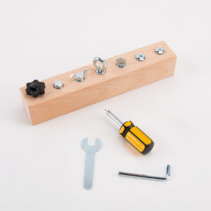 Montessori Screwdriver Board With Tools Bolts and nuts