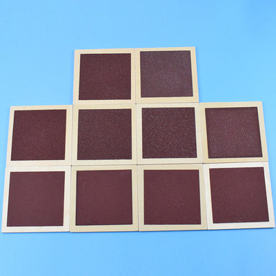 Montessori Rough and Smooth Board Sensorial Touch and Textures Matching Activity