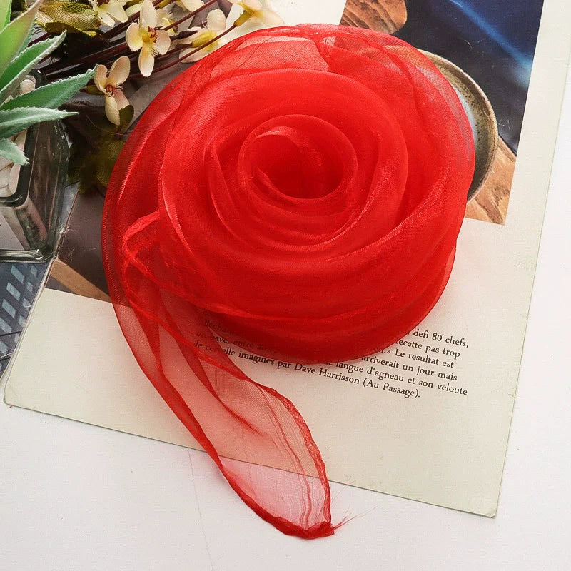 Mesh Play Scarves Imaginative Play Toy Fabrics 60cm x 60cm