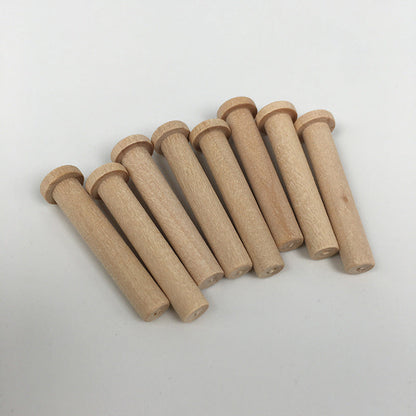 Set of 10 Wooden Nails Kids Safe Motor Skills Loose Parts