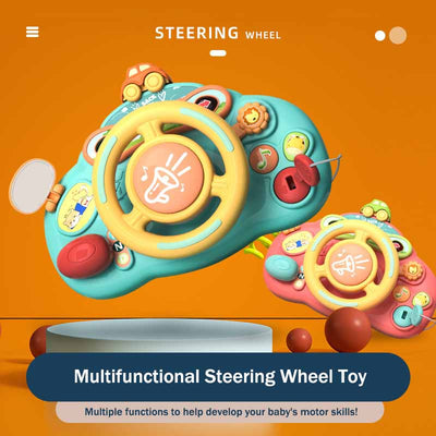 Fidtoy Toddler Steering Wheel Toy – Interactive Driving Play & Early Learning