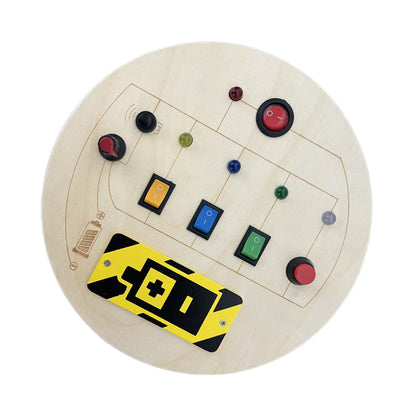 Portable LED Light Switches Busy Board D STEM