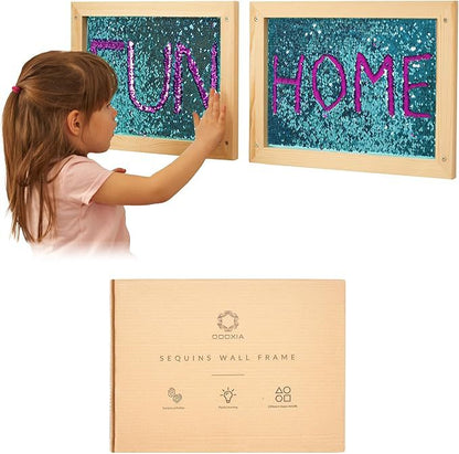 Sensory Sequine Wall Panel Toy Frame