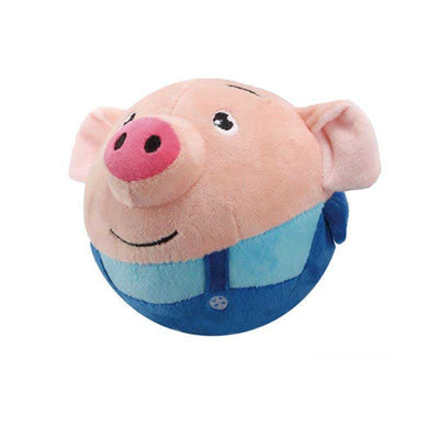 Fidtoy Jouet en peluche interactif pour bébés et animaux de compagnie | Jouet sonore rebondissant pour jouer à la maison