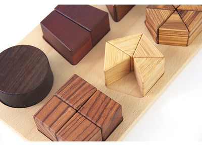 Premium Natural Wood Educational Toy Set