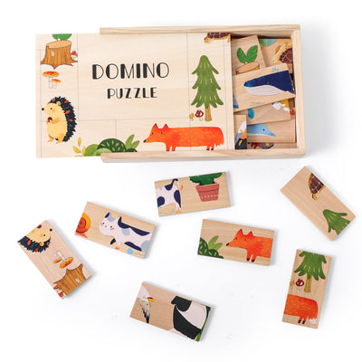 Casse-tête en bois animaux pour enfants Jouets éducatifs interactifs