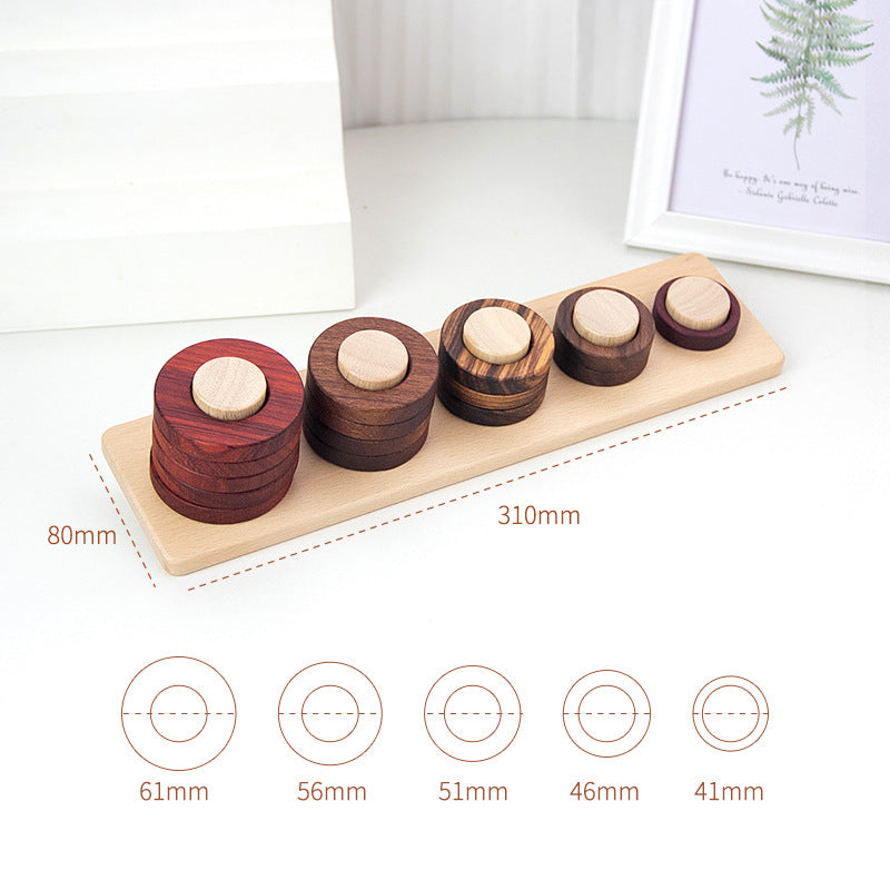 Premium Natural Wood Educational Toy Set