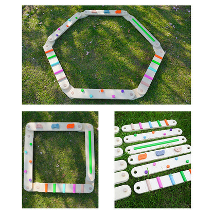 Kids Balance Beam Wooden obstacle Course Stepping Stone Toy