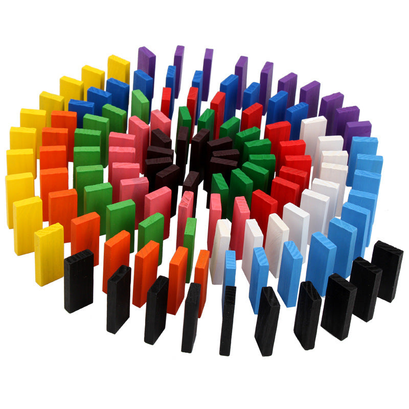 Wooden Domino 200 pieces Wooden Blocks
