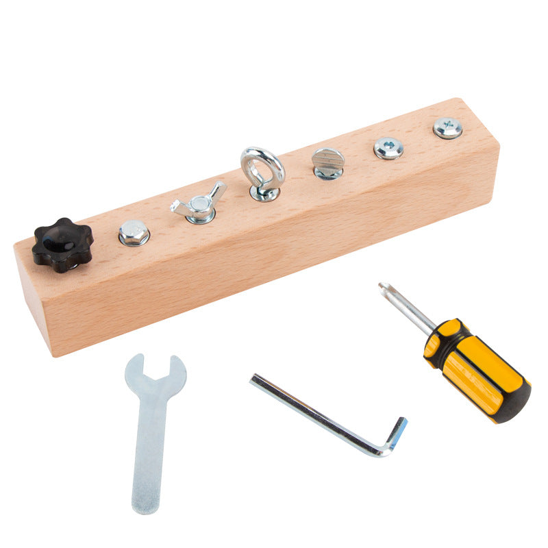 Montessori Screwdriver Board With Tools Bolts and nuts