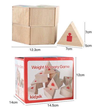 Sensory Weight Sorting Blocks
