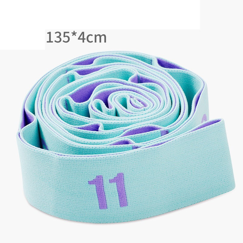 Kids Yoga Gymnastic Stretch  Strength Training Strap with adjustable Loops