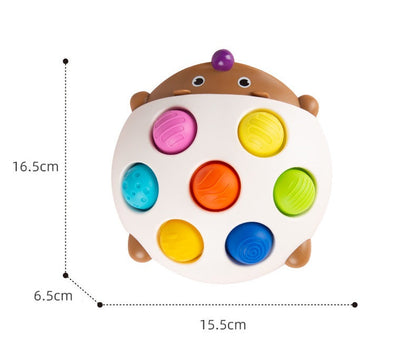 Silicone Flipping Sensory Toy Pop Push Popper Fidget Toy (hedgehog)