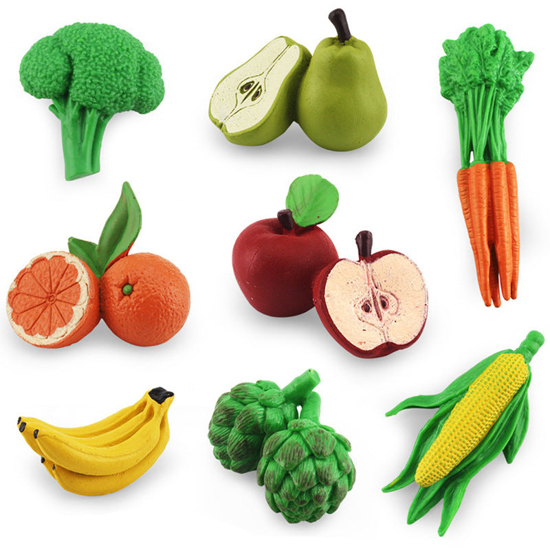 Fruit and Vegetables Figurines Model Toy for Kindergarten Life Cycle A