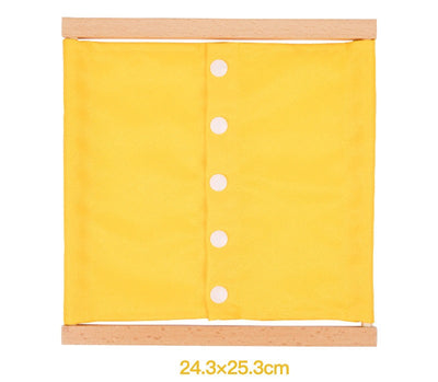 Montessori Dressing Frames A and Storage Box  Set of 6