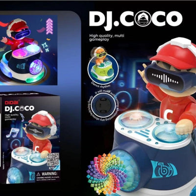 Fidtoy DJ Dancing Toy with Music Lights and Automatic Movement