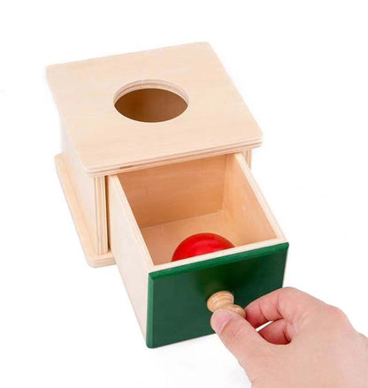 Wooden Montessori Imbucare Box (Coin and Ball)- Best montessori toys
