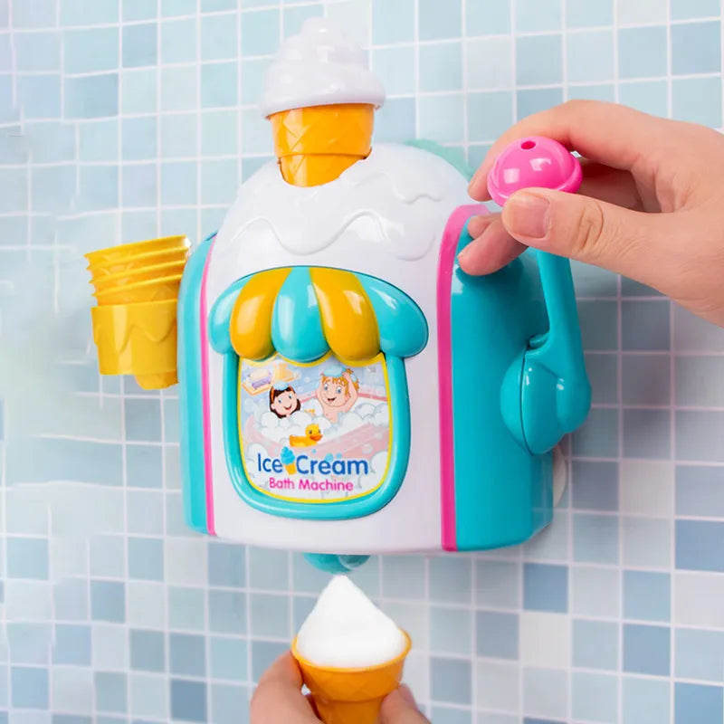 Ice Cream Bath Toy™ - Fiesta de espuma - Juguete de baño con bomba de jabón