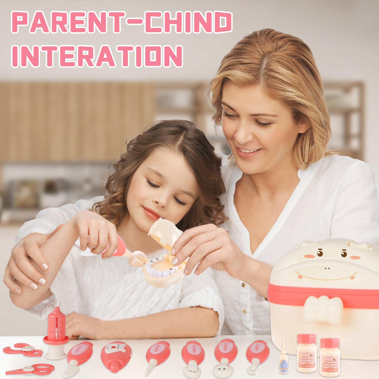 Interactive Kids Doctor Set with Lights & Sounds: Educational Medical Toy Case with Costumes for Boys & Girls 3-8 Years - Perfect Gift for Learning and Play