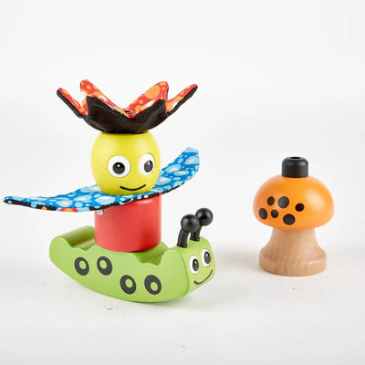 Fidtoy Wooden Stacking Toy for Toddlers Creative Play Set