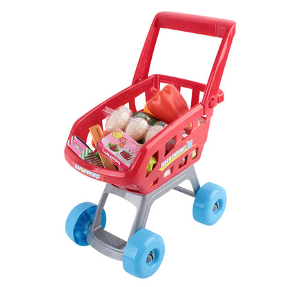Supermarket Checkout Toy with Scanner Trolley and Accessories