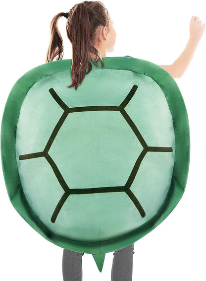 80CM Wearable Turtle Shell stuffed Animal Large Toy Plush Pillow Includes Filler Sea Turtle Costume stuffed Animal Gift For Kids Adults
