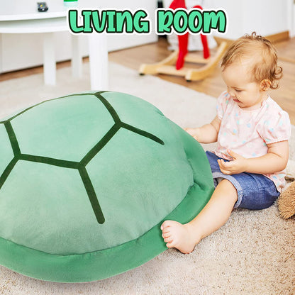 80CM Wearable Turtle Shell stuffed Animal Large Toy Plush Pillow Includes Filler Sea Turtle Costume stuffed Animal Gift For Kids Adults
