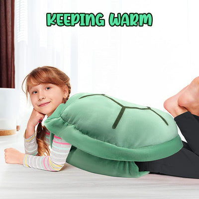 80CM Coque de tortue portable en peluche Grande taille Oreiller en peluche Comprend un rembourrage Costume de tortue de mer en peluche Cadeau pour enfants et adultes