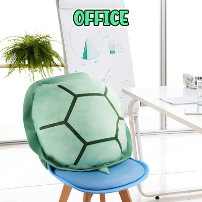 80CM Coque de tortue portable en peluche Grande taille Oreiller en peluche Comprend un rembourrage Costume de tortue de mer en peluche Cadeau pour enfants et adultes