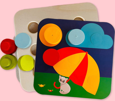 Mosaico de clavijas Fidtoy