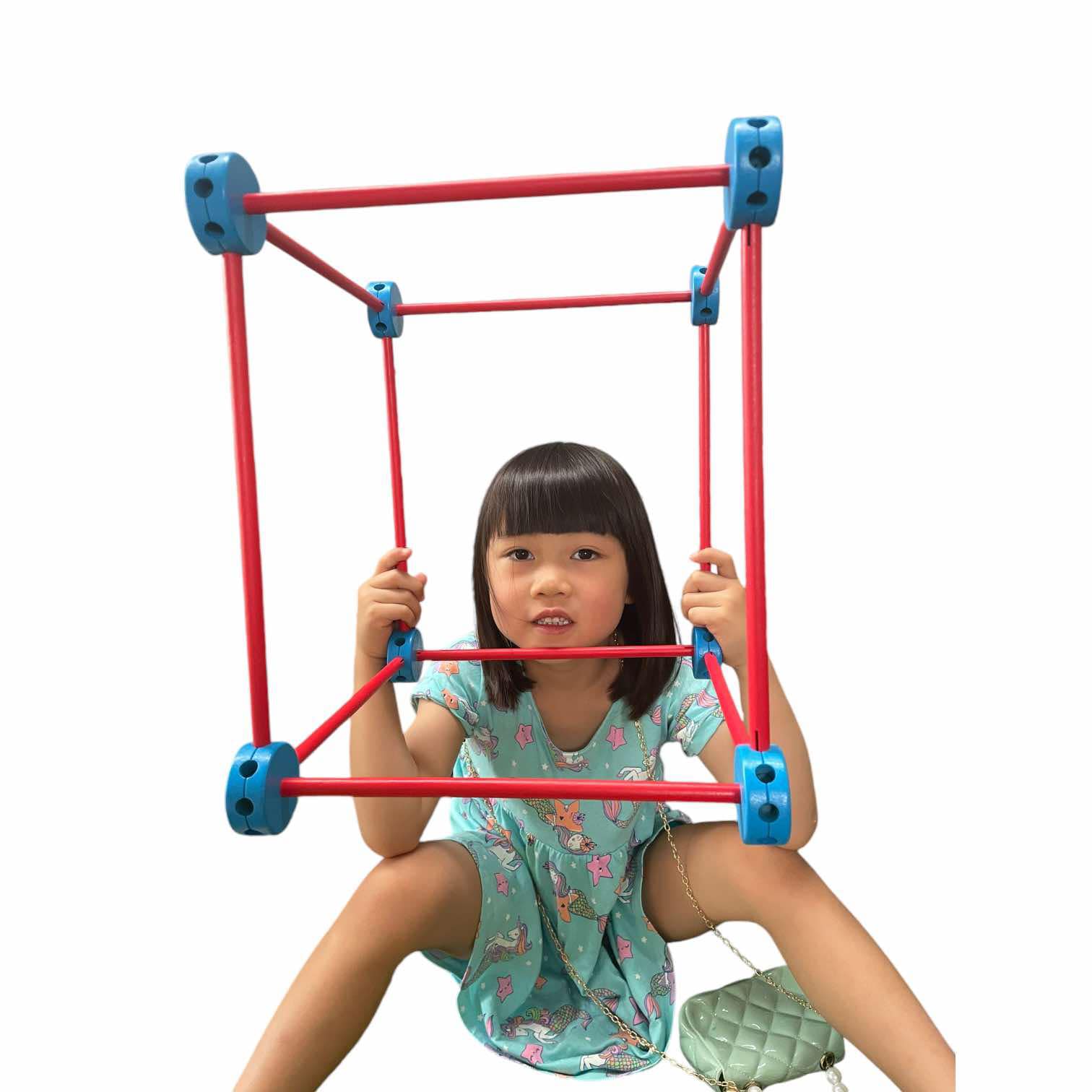 130+ pcs Large Wooden Tinker Toy Building Set construction Blocks Best Kids Open-Ended Toys