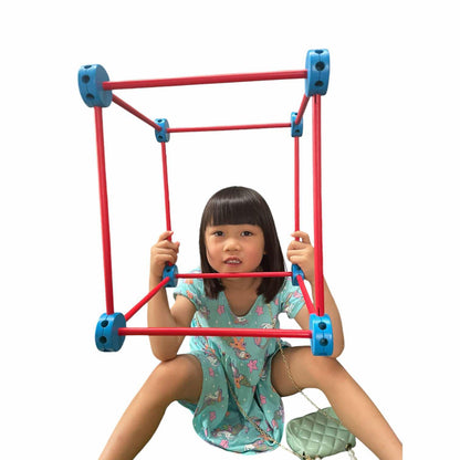 130+ pcs Large Wooden Tinker Toy Building Set construction Blocks Best Kids Open-Ended Toys