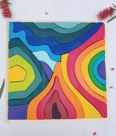 Four Elements Building Block  Rainbow Blocks !