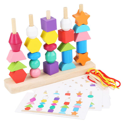 Montessori 5 Column Sequence Beads Set