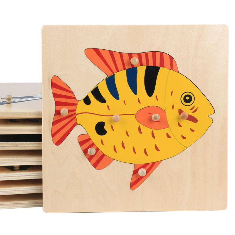 Premium Montessori Animal Puzzles Tree Puzzle