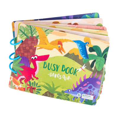 Livre d'activités éducatif sur les dinosaures pour enfants, planche d'activités, livre silencieux, puzzle de chiffres