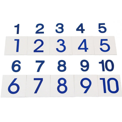 Montessori Wooden Box With Number Cards, Coins and Counters