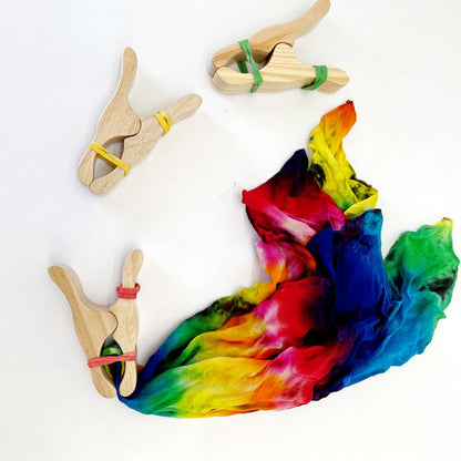 Playsilk Wood Clips Pegs