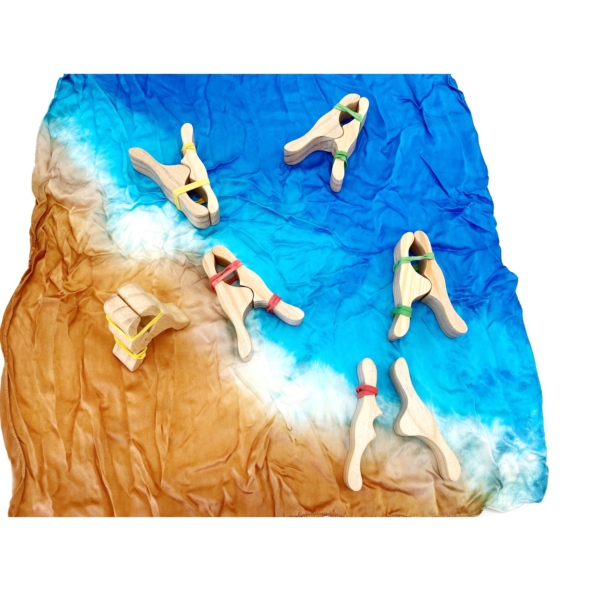 Playsilk Wood Clips Pegs