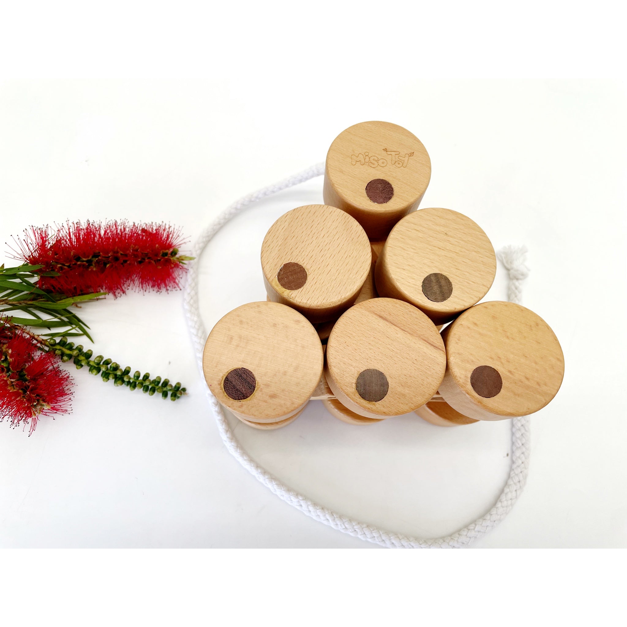 Quality Wooden Push and Pull Along Wheels Train Toy