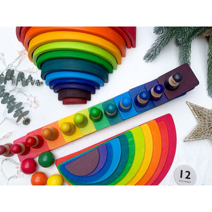 Wooden Rainbow Bundle Set