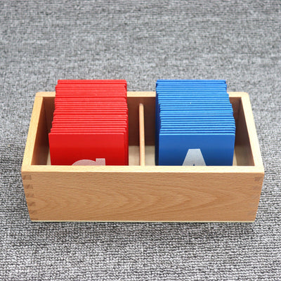 Large Montessori Sandpaper Alphabet Set Upper and Lower Cases