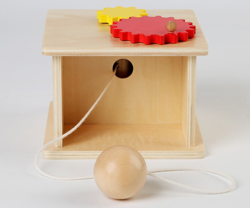 Montessori Cog Winder Ball Box
