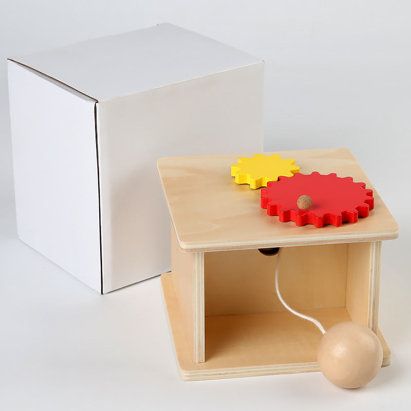 Montessori Cog Winder Ball Box