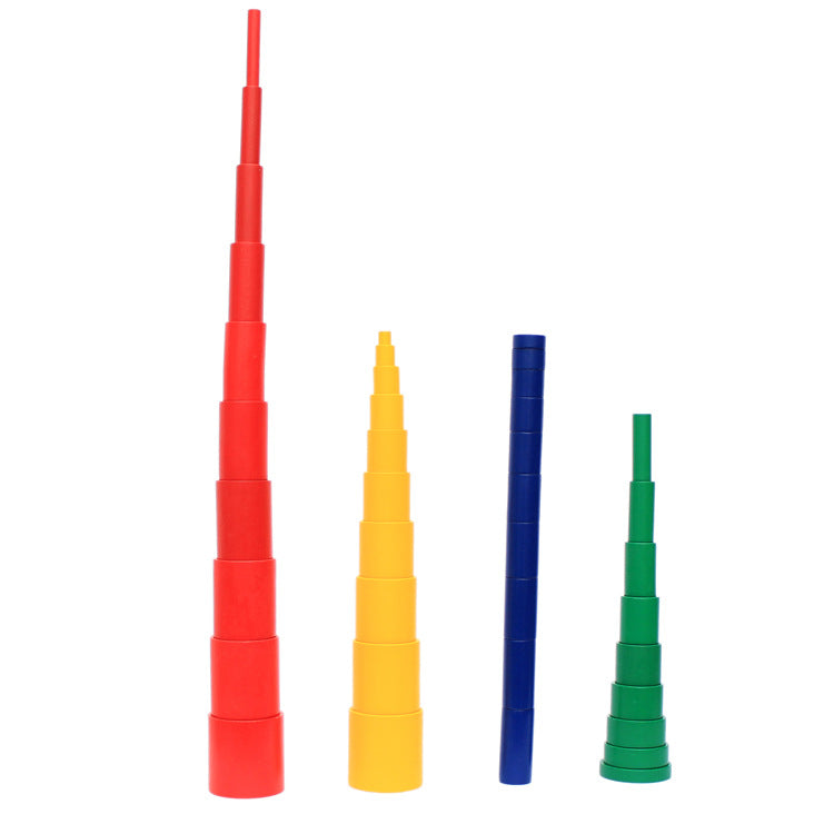 Large Montessori Knobless Cylinders Set