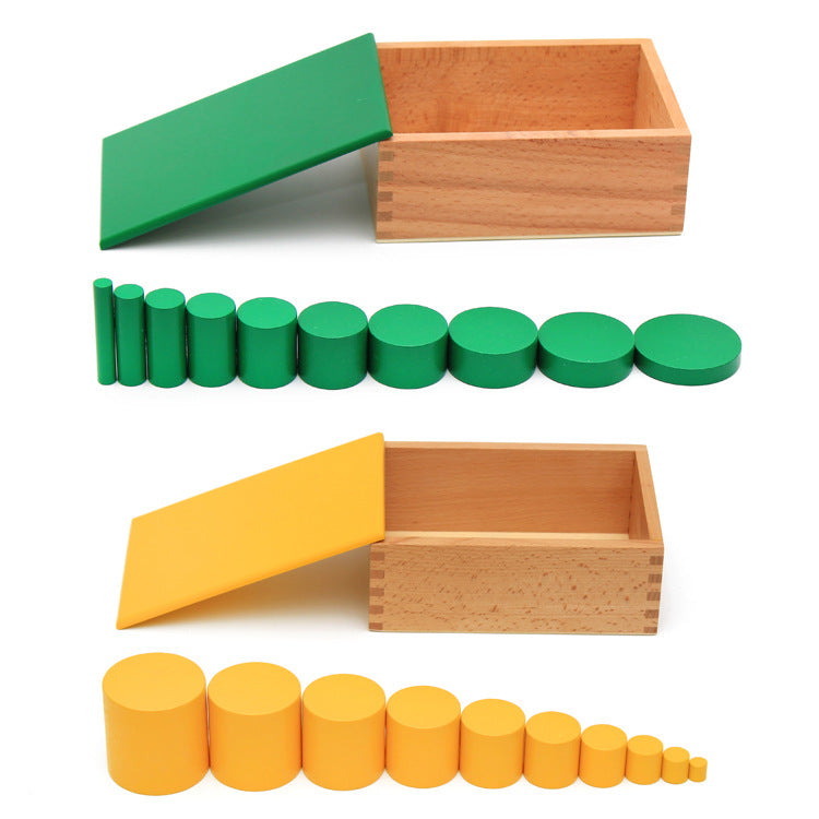 Large Montessori Knobless Cylinders Set
