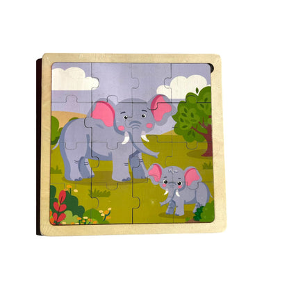 Wooden Animals Puzzles 16-20 pieces