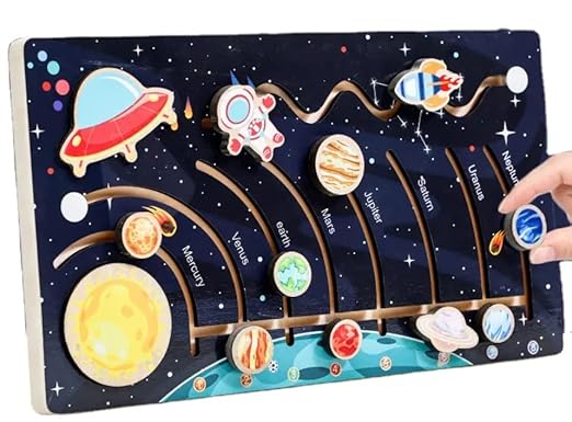 Planet Board Maze | Solar System Puzzle