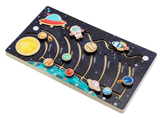 Planet Board Maze | Solar System Puzzle